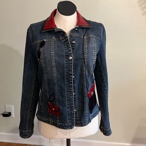 Brighton Jean Jacket with Accents Sz Med